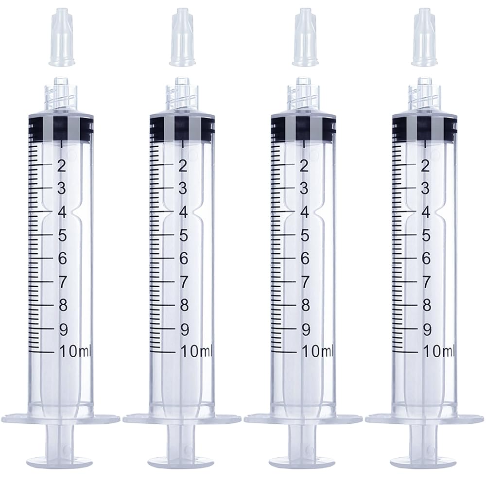 Amazon.co.jp: 10mL ルアーロックシリンジ 4個パック Lサイズ